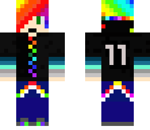 cool rainbow teen