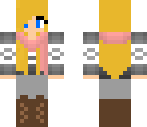 blond scarf girl