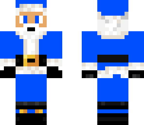blue santa