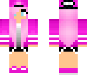 pink haired tomboy