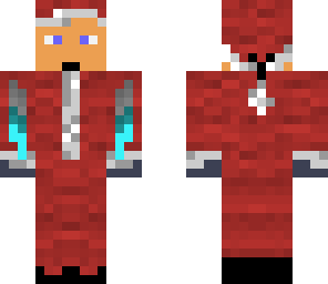 baddass santa with a dagger