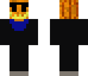 cool pumpkin man