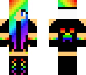 rainbow assassine creeper girl