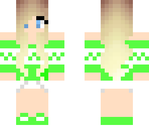 christmas girl green
