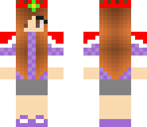 christmas purple girl