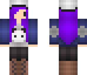 panda girl chibi