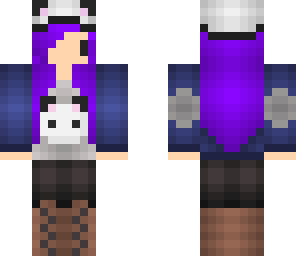 panda girl chibi