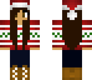 casual christmas girl