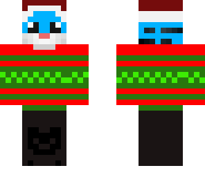 blue christmas tiger
