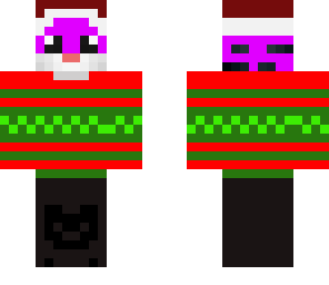 purple christmas tiger