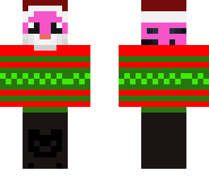 pink christmas tiger