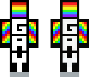 random rainbow skin
