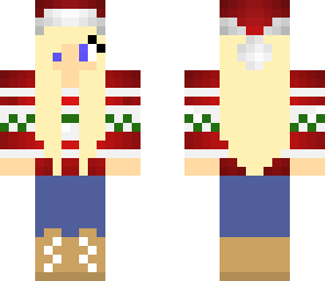 edited holiday sweater girl