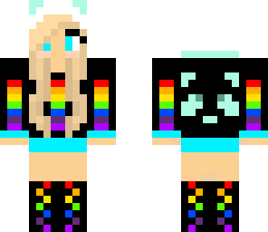 cute rainbow panda girl
