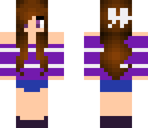 purple as a plum girl