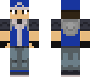 blue pokemon trainer