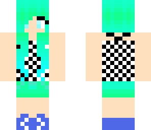 cute mint girl