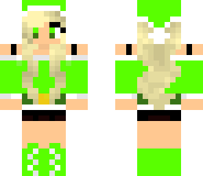 lime green sexy santa girl