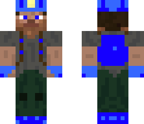 blue miner skin