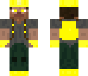 yellow miner skin
