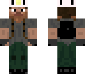 black and white minecraft miner