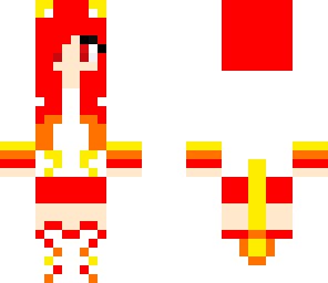 fire lion girl