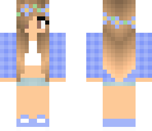 checkered flower girl