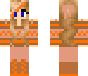 girl in orange