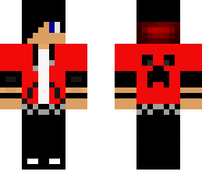 edited red creeper boy