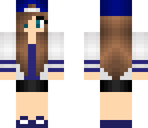 blue tomboy girl