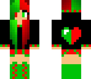 christmas heart girl