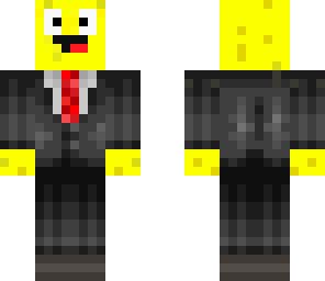 banana in a suit