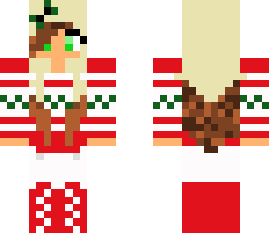 blonde ombre christmas sweater girl