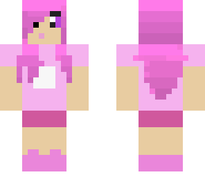 puffy pink marshmellow girl