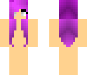 purple hair template