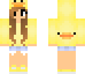 edited girl duck