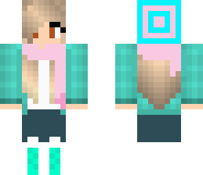 pink scarf girl