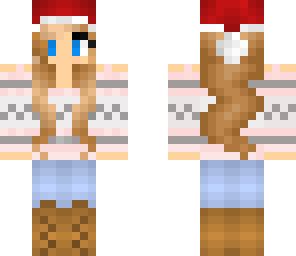 winterrrr with santa hat