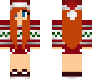 christmas ginger girl