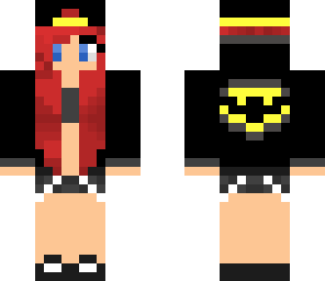 red hair batman girl