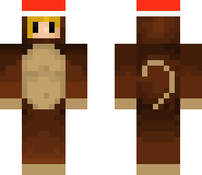santa monkey boy