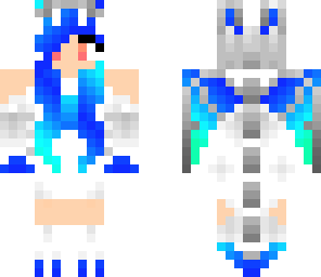 blue dragon girl
