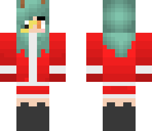 christmas giraffe girl
