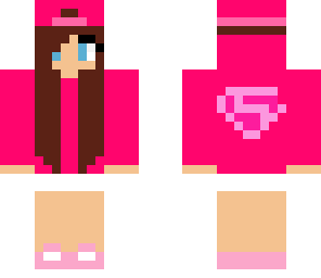 pink superman girl