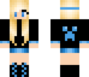 blue creeper girl