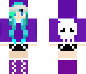 girl purple y blue