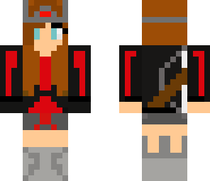 skyrim female red dragon hunter