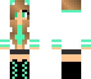 sea green wolf girl