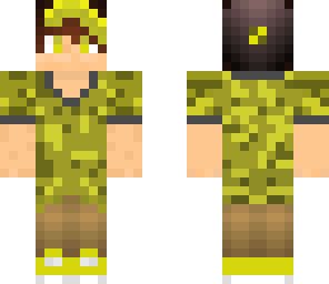 yellow with beanie