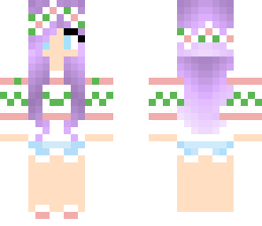 cute girl with purple ombre 